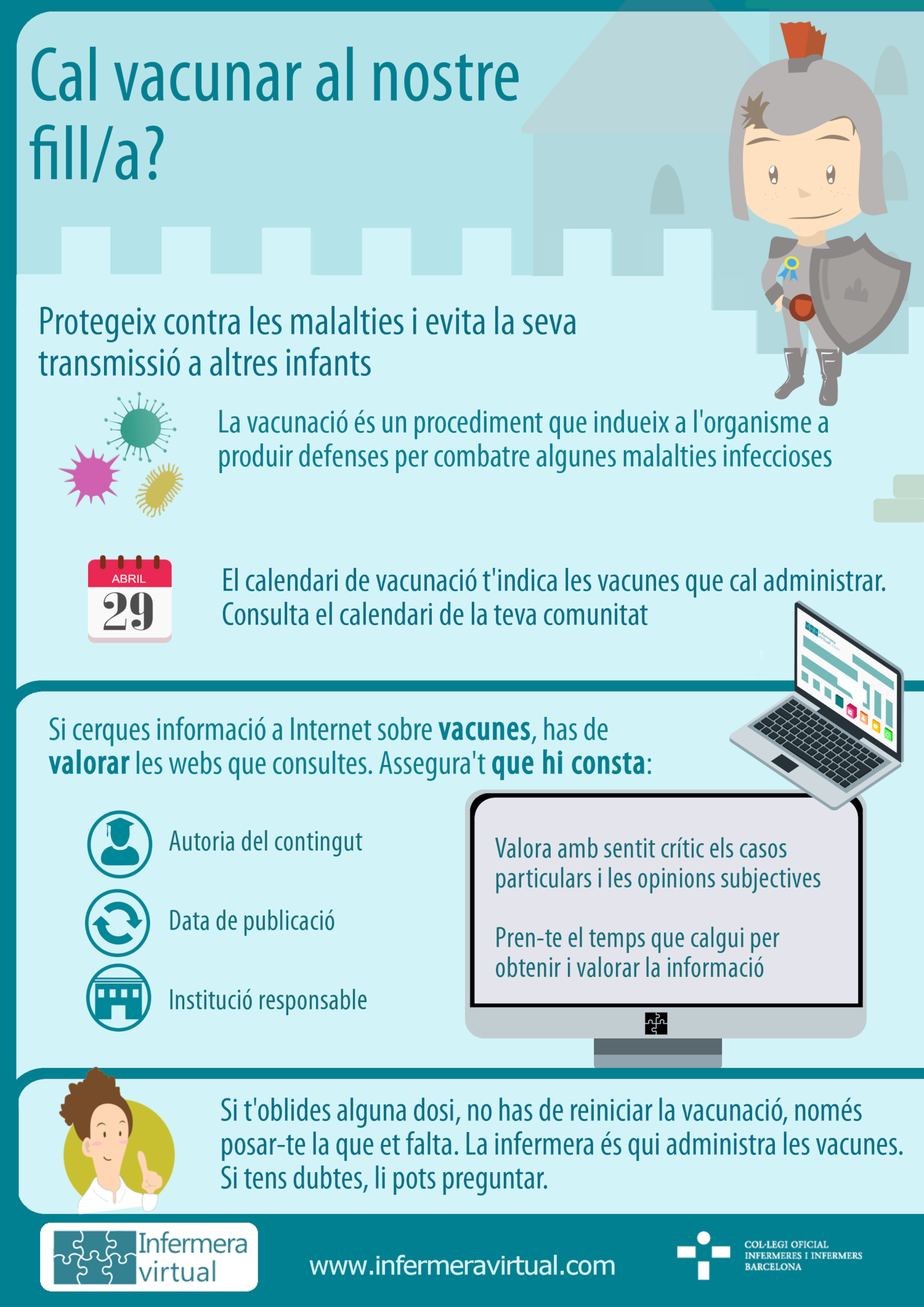 Infografia: Cal vacunar al nostre fill?